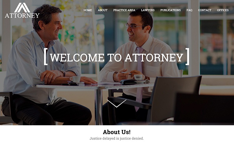 img-responsive Lawyer Website HTML5 Template