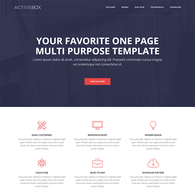 20+ Free HTML Landing Page Templates Built With HTML5 and Bootstrap 3