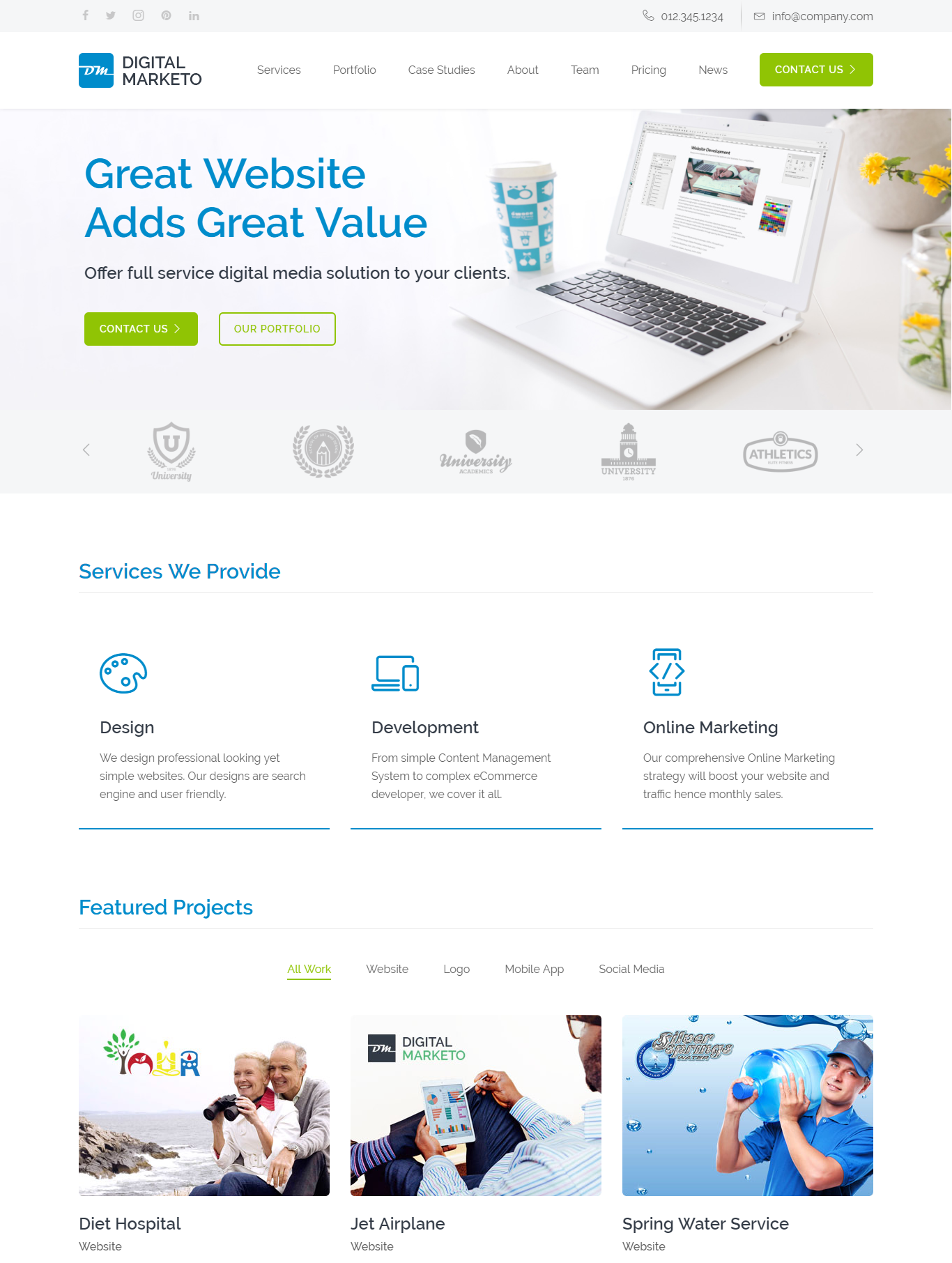 Best Technology Website Templates For Engaging Online Appearance