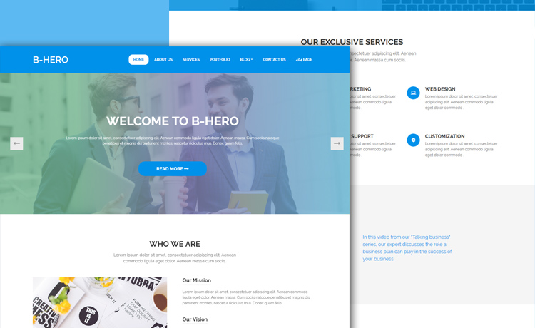 Bootstrap Templates For Business