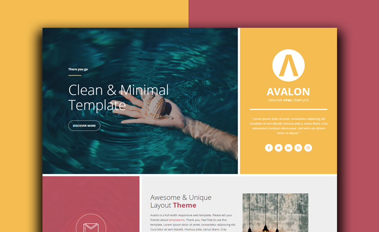 free html5 bootstrap one page event website template full width event page template