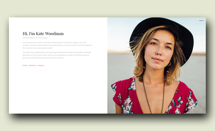 free html5 cv website template built with bootstrap