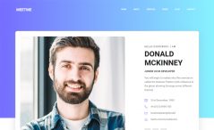 download free premium resume cv bootstrap website template